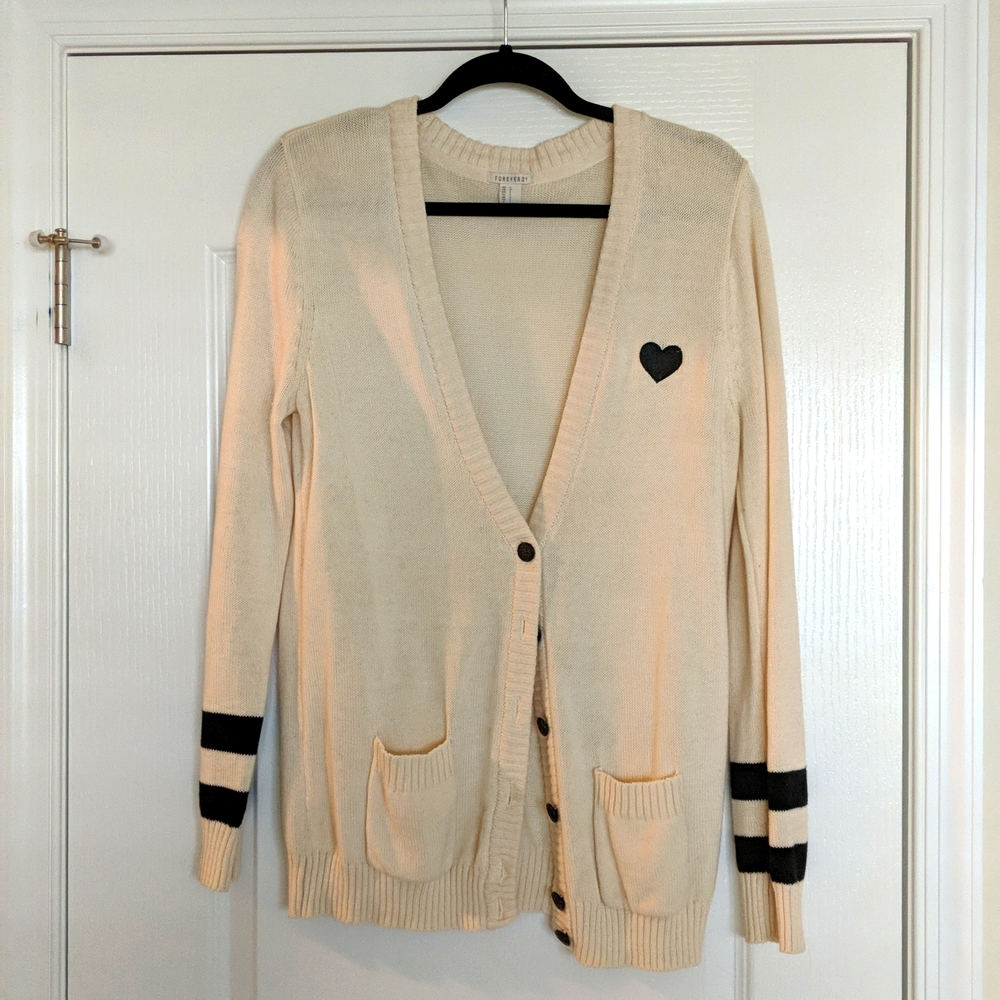 Varsity Striped Cardigan